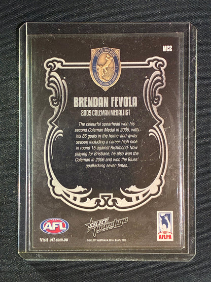 2010 Select Prestige BRENDAN FEVOLA  Medal Winner 2009 Coleman Medallist #2
