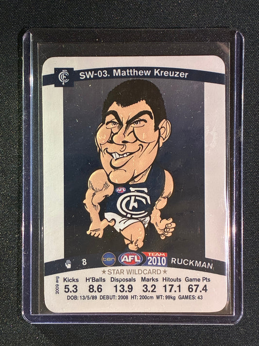 2010 Teamcoach MATTHEW KREUZER Star Wildcard #3