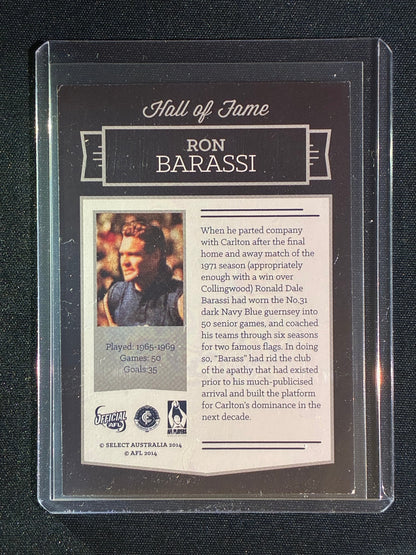 2014 Select RON BARASSI Hall of Fame Celebrating 150 Years #069