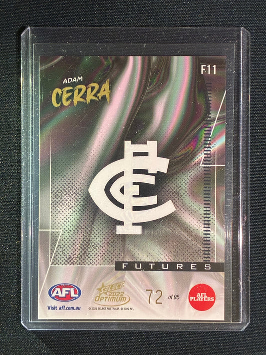 2022 Select Optimum ADAM CERRA Futures 72/95 #11