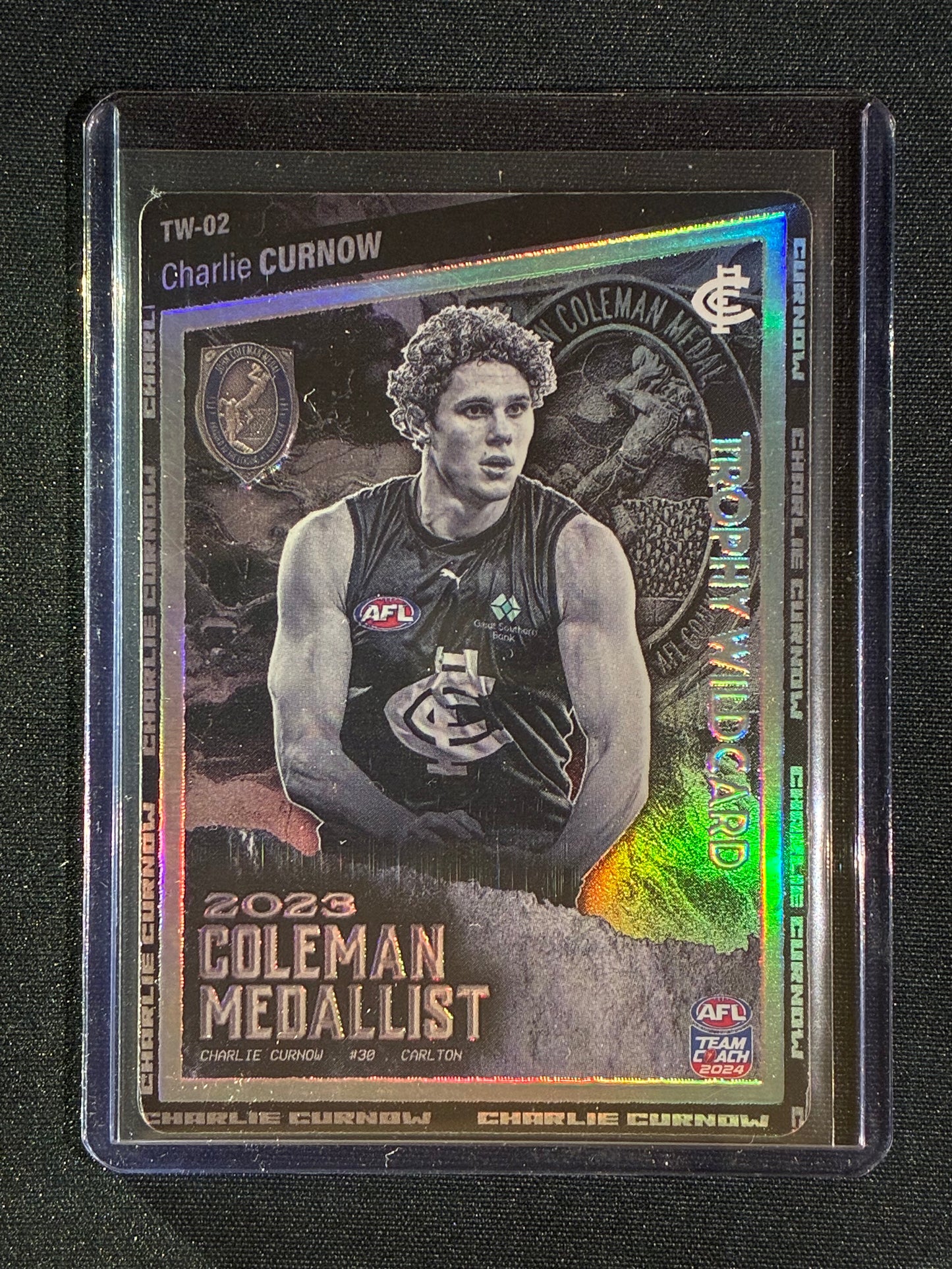 2024 Teamcoach CHARLIE CURNOW Tophy Wildcard 2023 Coleman Medallist Silver SP #2