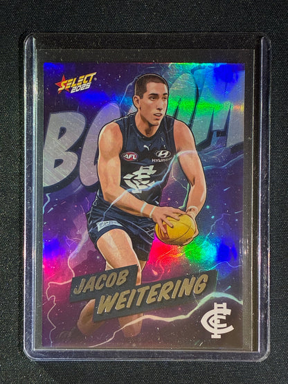 2025 Select Footy Stars JACOB WEITERING Booom Boom 155/360 #36