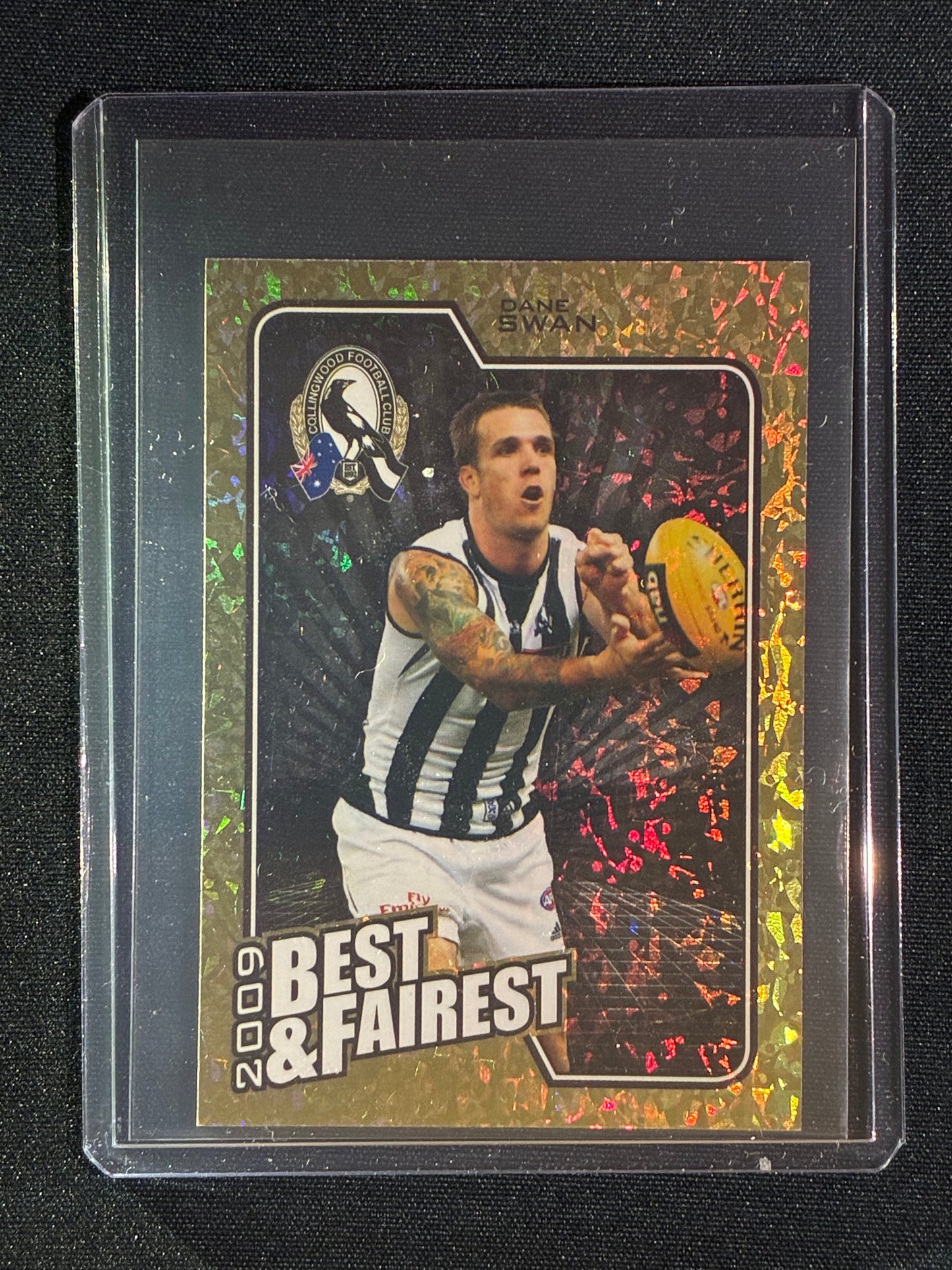 2010 Herald Sun AFL DANE SWAN 2009 Best & Fairest Gold #4