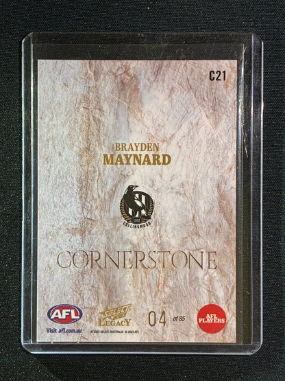 2023 Select Legacy BRAYDEN MAYNARD Cornerstone 04/85 #21
