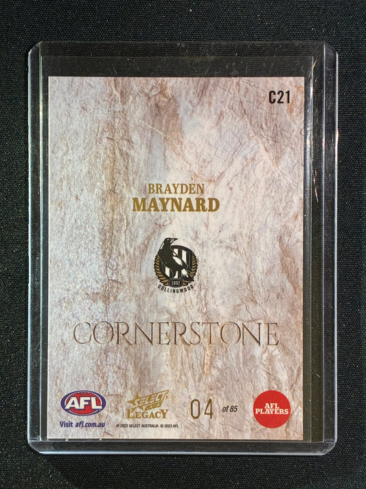 2023 Select Legacy BRAYDEN MAYNARD Cornerstone 04/85 #21