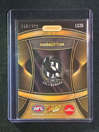 2025 Select Footy Stars STEELE SIDEBOTTOM Luminous Superstars 114/199 #26
