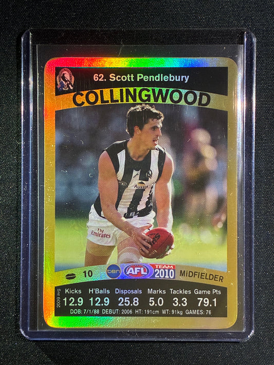 2010 Teamcoach SCOTT PENDLEBURY Gold #62