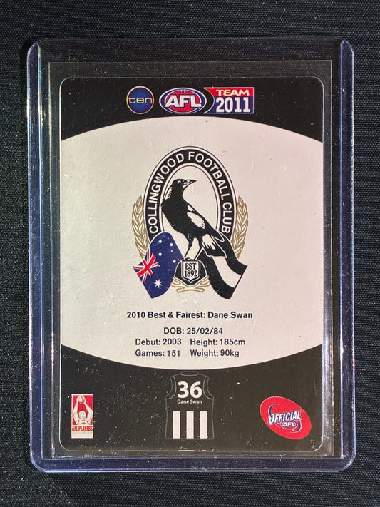 2011 Teamcoach DANE SWAN Best & Fairest Wildcard #4 Lenticular