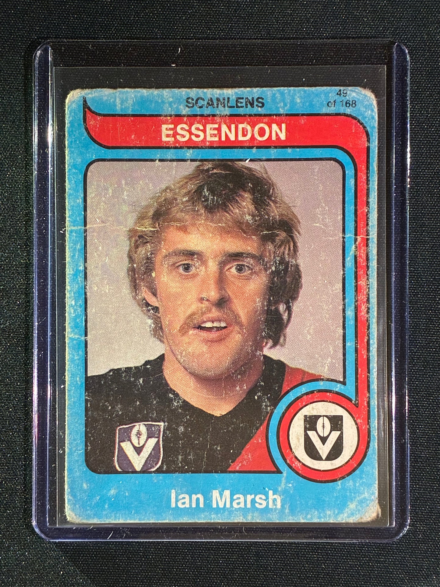 1980 Scanlens IAN MARSH Base #49