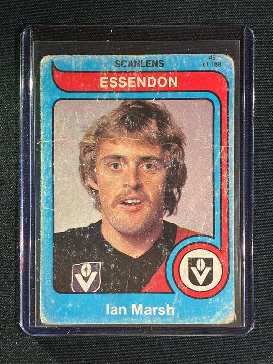 1980 Scanlens IAN MARSH Base #49