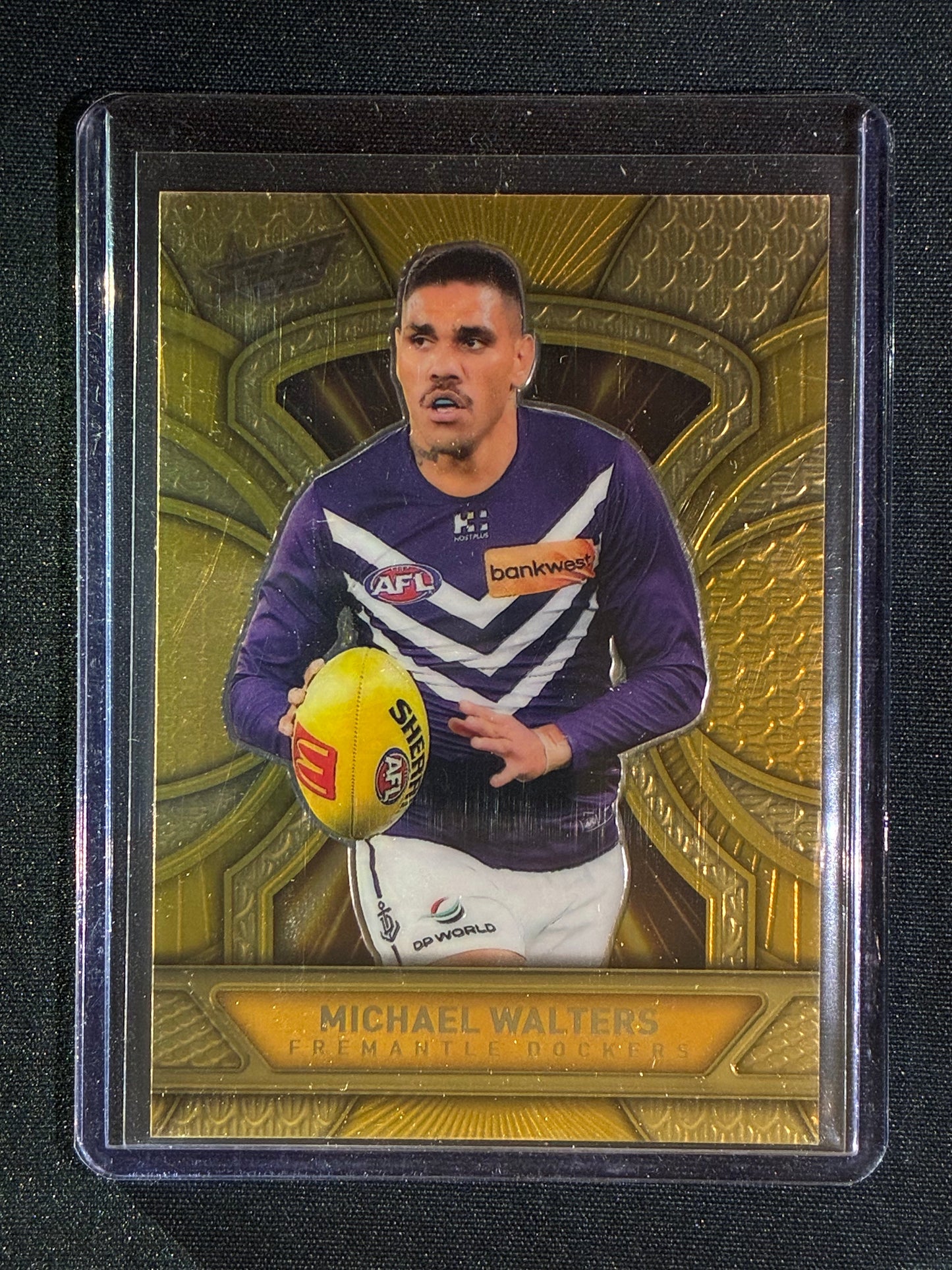 2025 Select Footy Stars MICHAEL WALTERS Luminous Dragon Scales Refractor Gold 140/399 #71