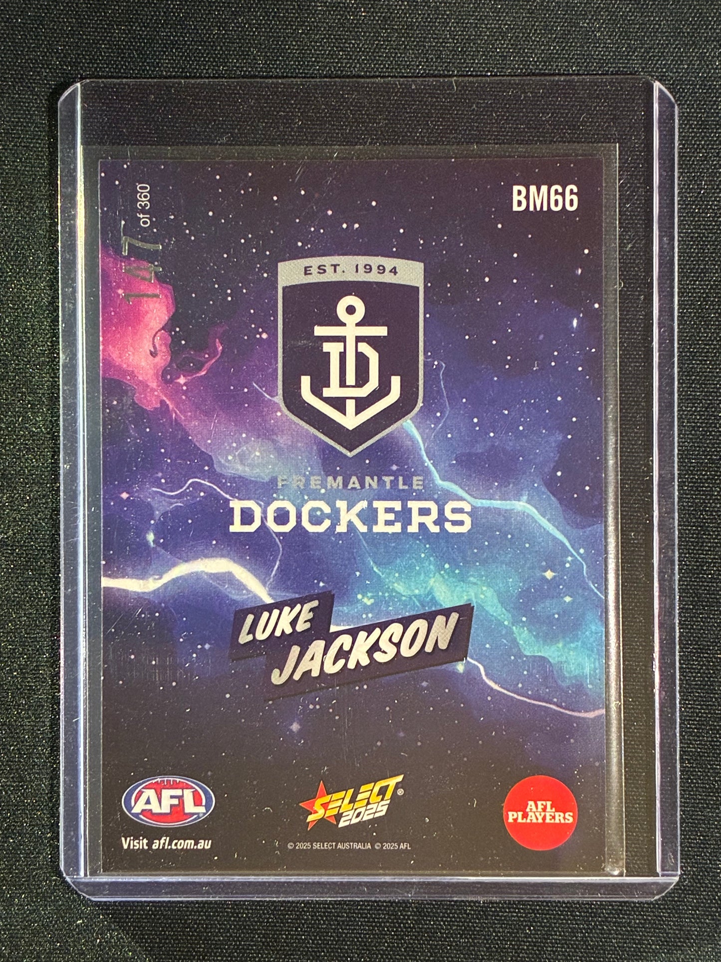 2025 Select Footy Stars LUKE JACKSON Booom Boom 147/360 #66