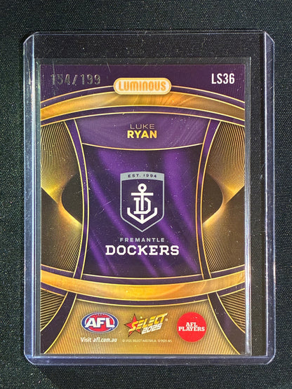2025 Select Footy Stars LUKE RYAN Luminous Superstars 154/199 #36