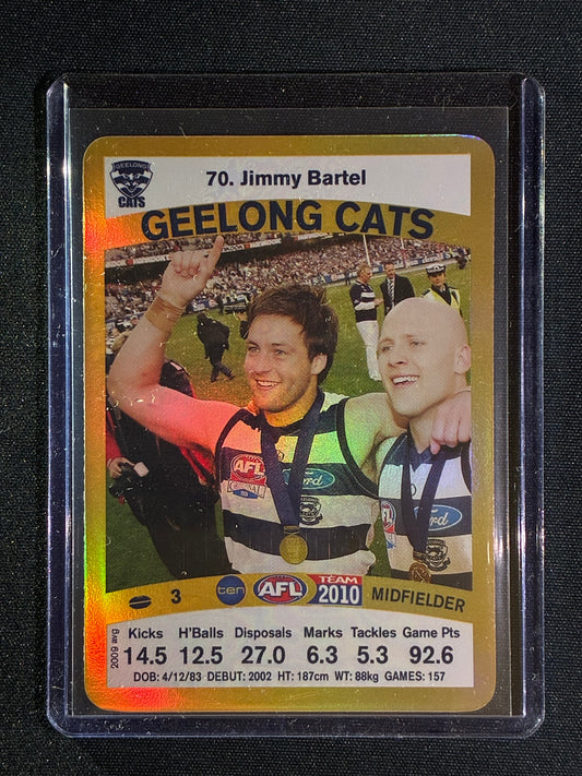2010 Teamcoach JIMMY BARTEL Gold 2009 Premiership #70