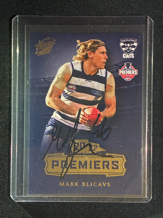 2022 Select Premier Series MARK BLICAVS 2022 Premiers Signatures Auto IP #23