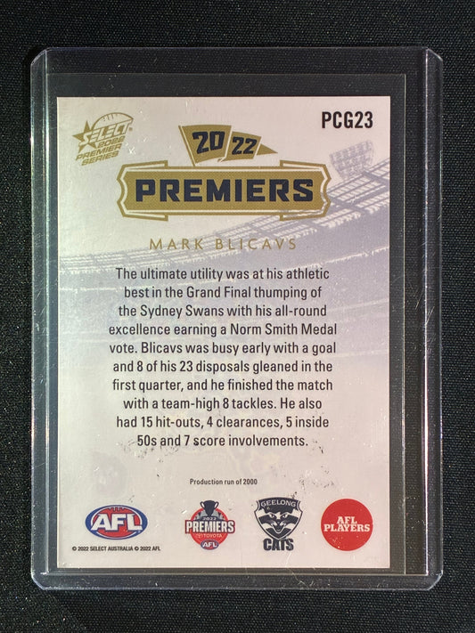 2022 Select Premier Series MARK BLICAVS 2022 Premiers Signatures Auto IP #23