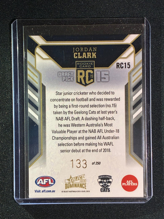 2019 Select Dominance JORDAN CLARK Rookie 133/250 #15