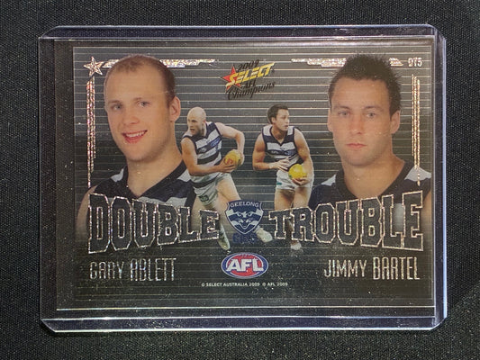 2009 Select Champions GARY ABLETT JIMMY BARTEL Double Trouble Acetate #5