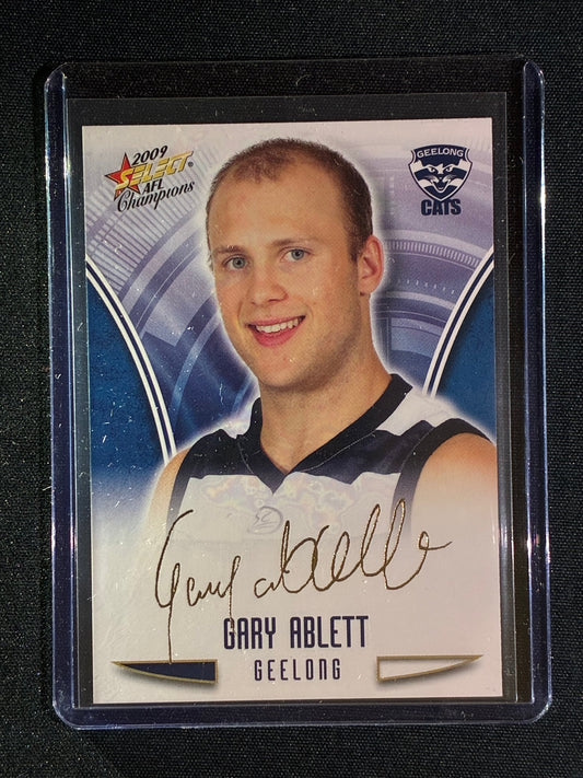 2009 Select Champions GARY ABLETT Gold Foil Signature #28