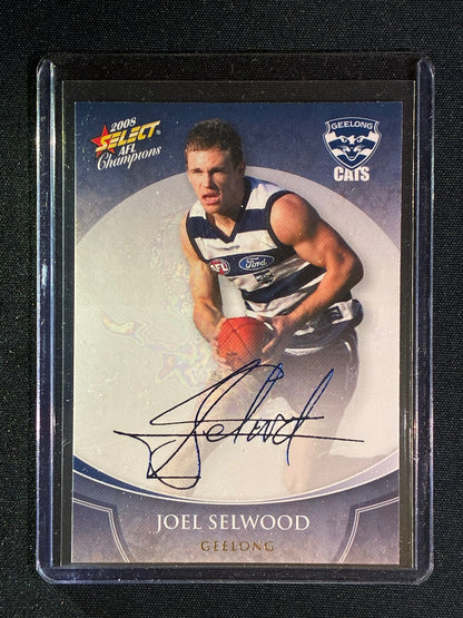 2008 Select Champions JOEL SELWOOD Blue Foil Signature #42