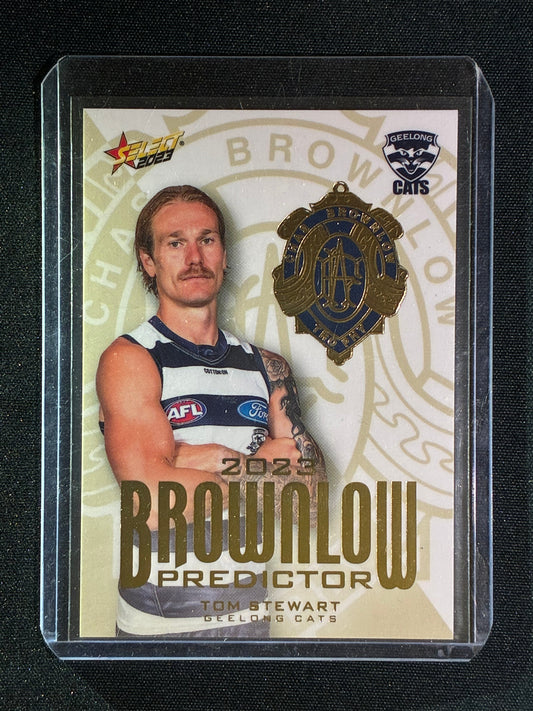 2023 Select Footy Stars TOM STEWART Brownlow Predictor Gold 061/260 #34