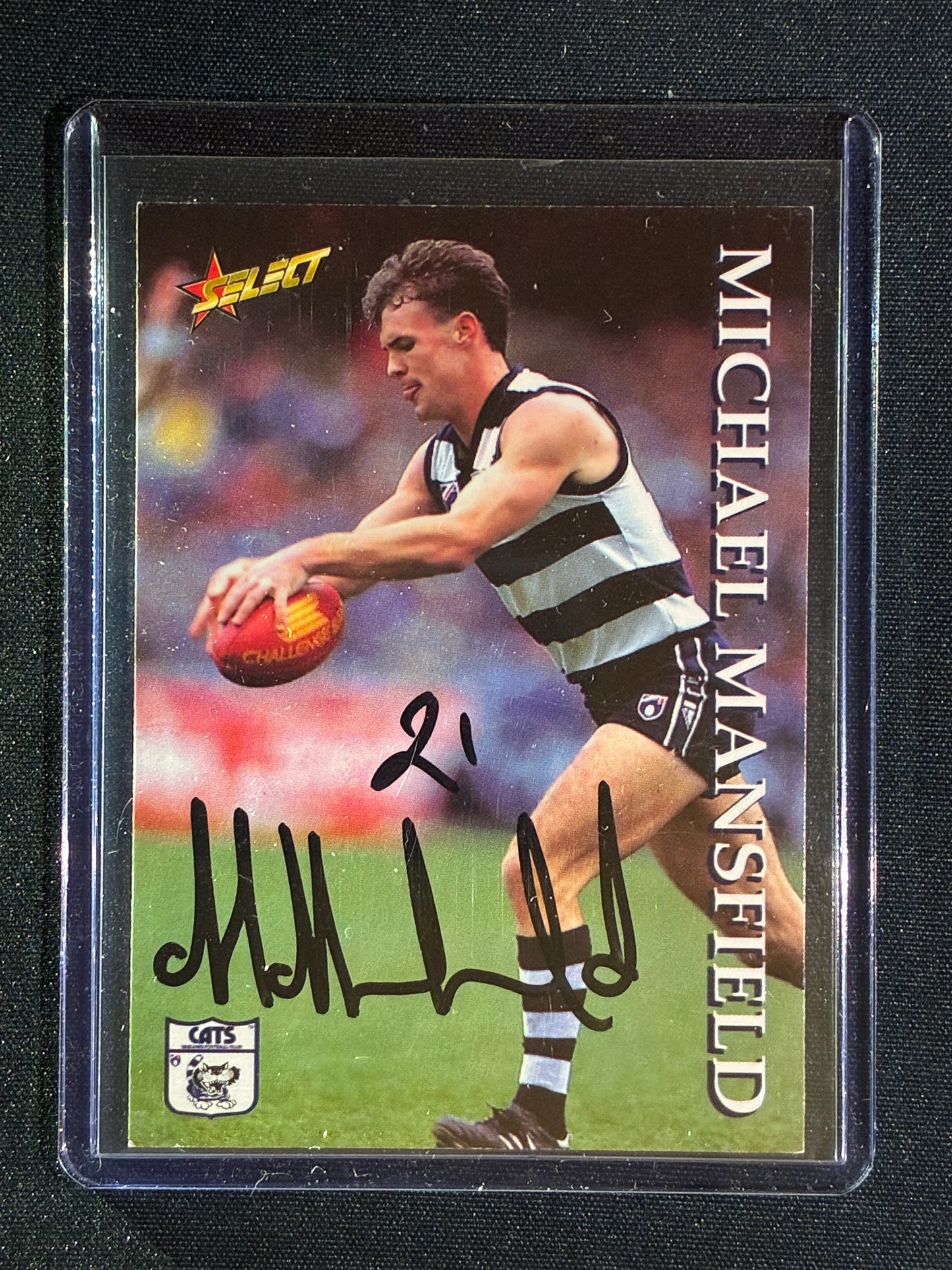 1995 Select MICHAEL MANSFIELD Base Signature Auto IP #56