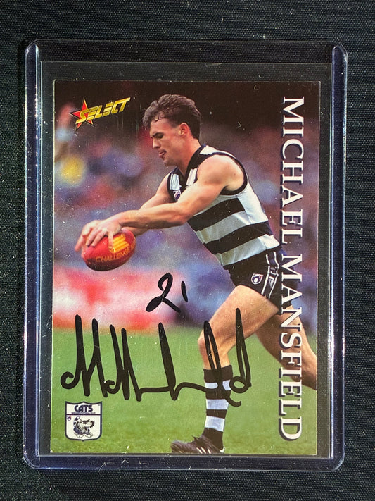 1995 Select MICHAEL MANSFIELD Base Signature Auto IP #56