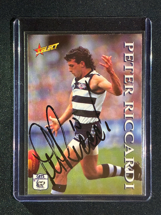 1995 Select PETER RICCARDI Base Signature Auto IP #52