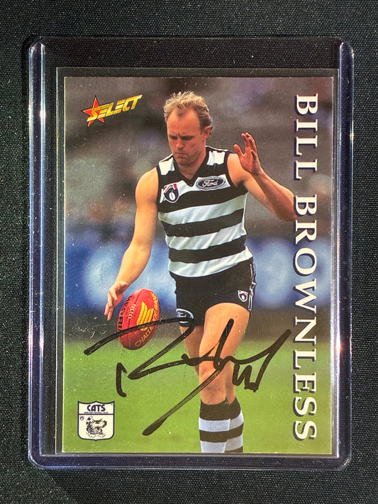 1995 Select BILL BROWNLESS Base Signature Auto IP #53