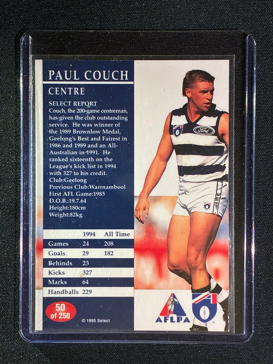 1995 Select PAUL COUCH Base Signature Auto IP #50