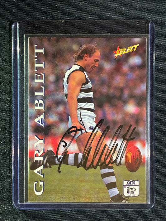 1995 Select GARY ABLETT Base Signature Auto IP #49