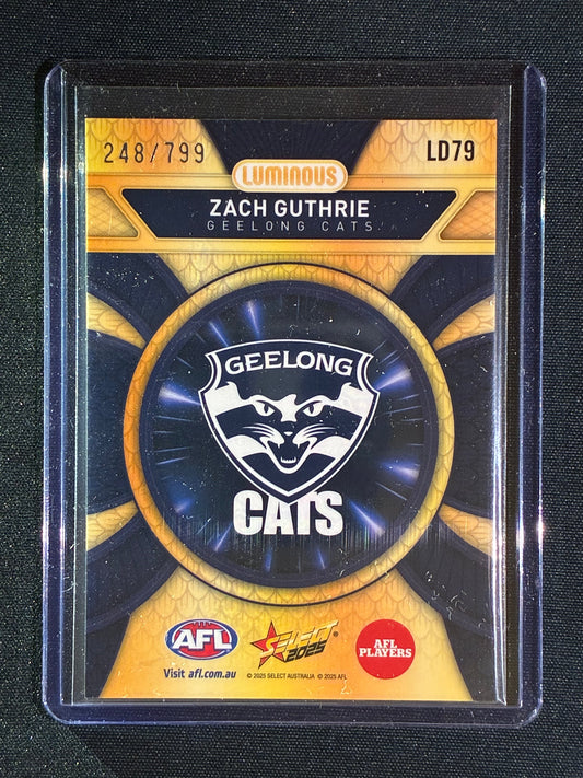 2025 Select Footy Stars ZACH GUTHRIE Luminous Dragon Scales 248/799 #79