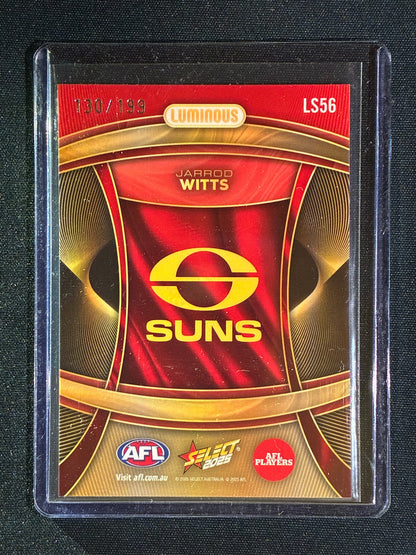 2025 Select Footy Stars JARROD WITTS Luminous Superstars 130/199 #56