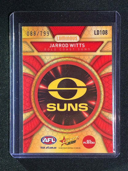 2025 Select Footy Stars JARROD WITTS Luminous Dragon Scales 088/799 #108