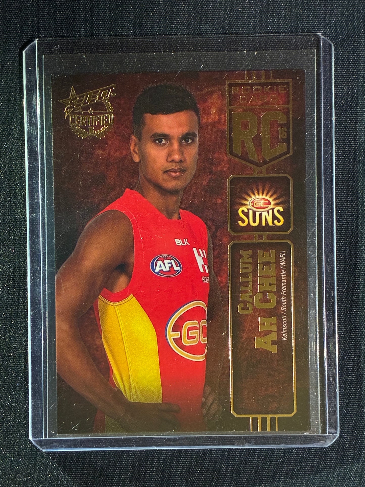 2016 Select Certified CALLUM AH CHEE Rookie 165/240 #8