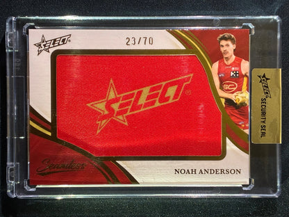 2025 Select Seamless NOAH ANDERSON Select Collector's Club Patch 23/70 #9