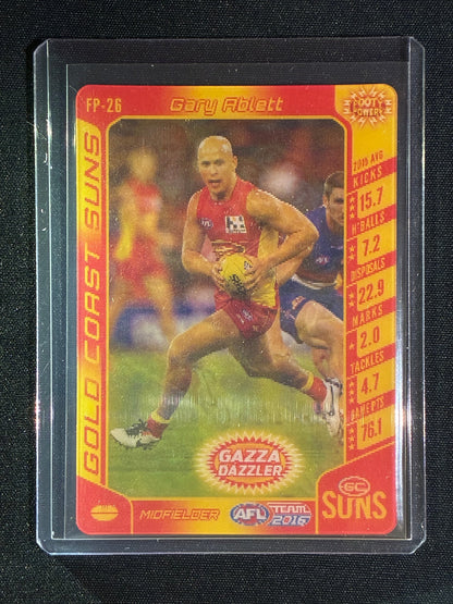 2016 Teamcoach GARY ABLETT Footy Powers Lenticular Gazza Dazzler #26