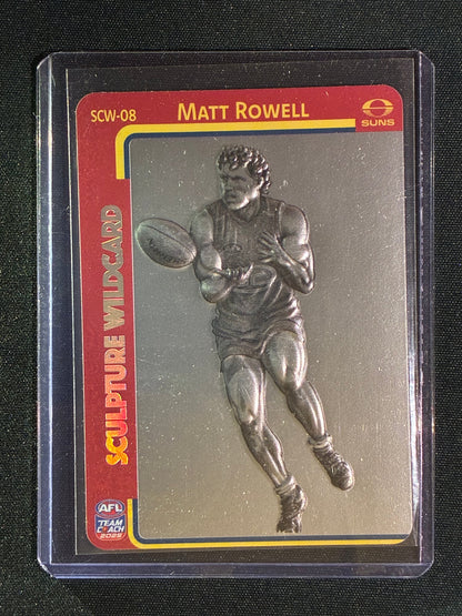 2025 Teamcoach MATT ROWELL Sculpture Wildcard Silver #8