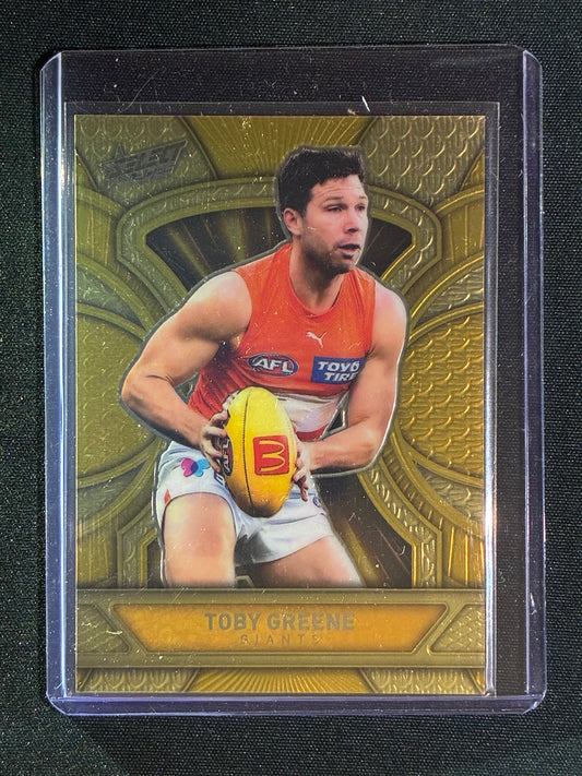 2025 Select Footy Stars TOBY GREENE Luminous Dragon Scales Gold Refractor 150/399 #89