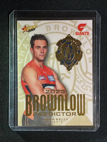 2023 Footy Stars JOSH KELLY Brownlow Predictor Gold 046/260 #39