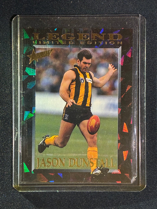 1995 Select JASON DUNSTALL Legend Limited Edition #1 Cracked Ice