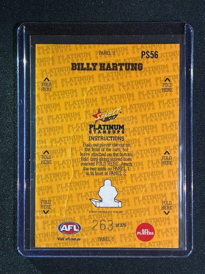 2017 Select Footy Stars BILLY HARTUNG Platinum Standups 263/375 #56