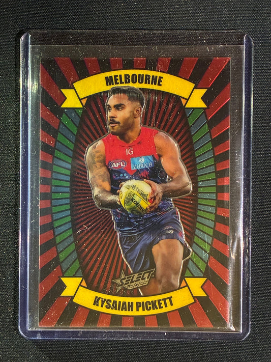 2025 Select Footy Stars KYSAIAH PICKETT Luminous Carnival 14/99 #105