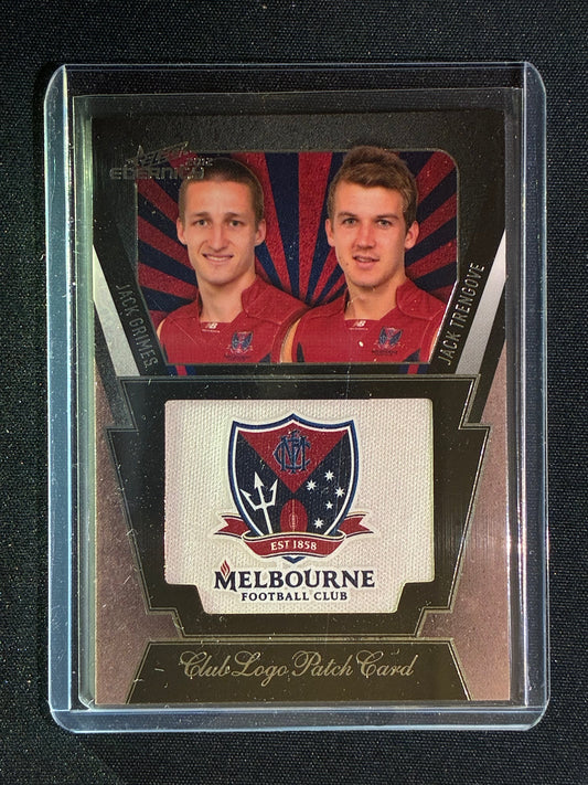 2012 Select Eternity JACK GRIMES JACK TRENGOVE Club Logo Patch Card 328/400 #11