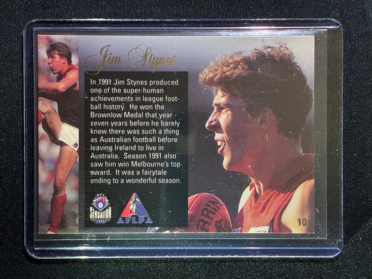 1995 Select Sensation JIM STYNES AFLPA Most Valuable Player MVP Limted Edition #10