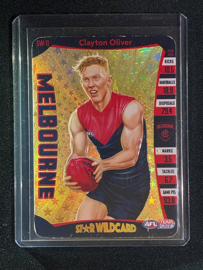 2019 Teamcoach CLAYTON OLIVER Star Wildcard Gold #11