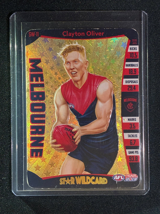 2019 Teamcoach CLAYTON OLIVER Star Wildcard Gold #11