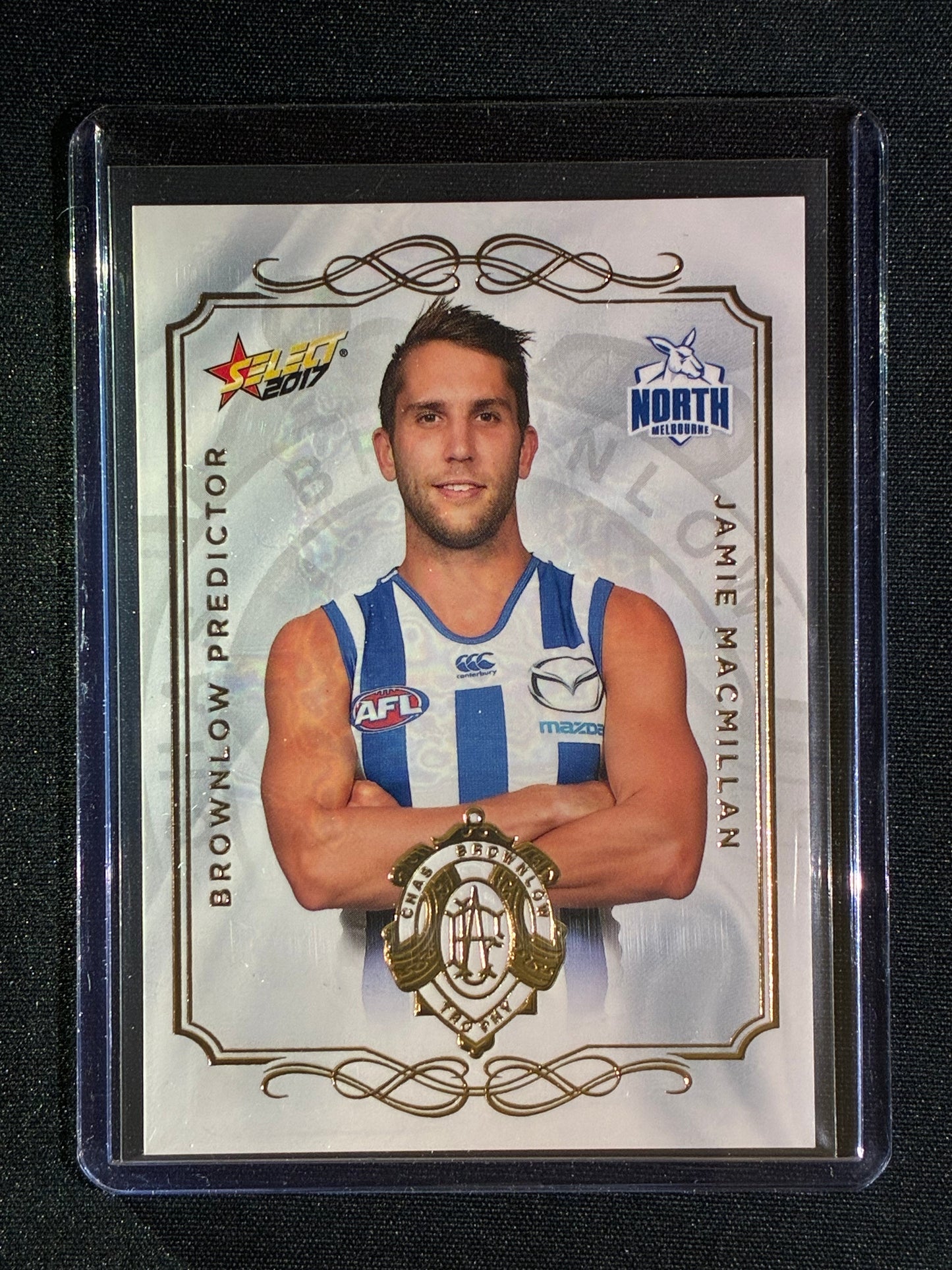 2017 Select Footy Stars JAMIE MACMILLAN Brownlow Predictor Gold 262/275 #93