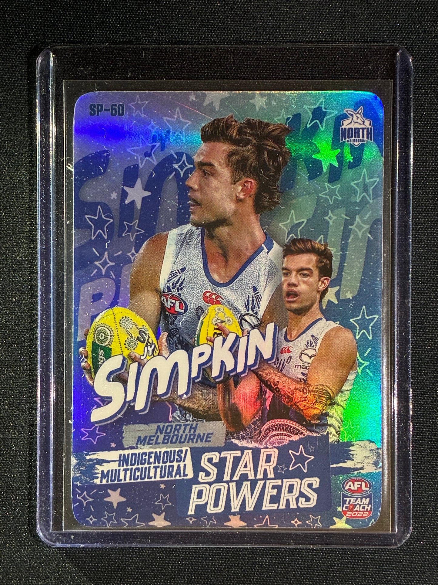 2022 Teamcoach JY SIMPKIN Star Powers Indigenous/Mulitcultural Team #60