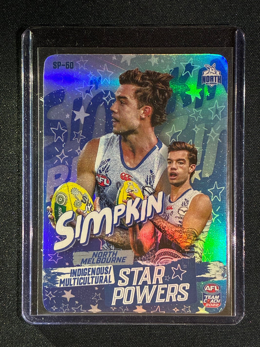 2022 Teamcoach JY SIMPKIN Star Powers Indigenous/Mulitcultural Team #60